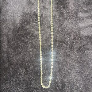 Elegant Gold Rope Chain Necklace